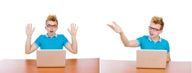 Dizüstü bilgisayarı olan öğrenci beyazda izole edildi