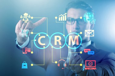 CRM custromer iş adamıyla ilişki yönetimi kavramı