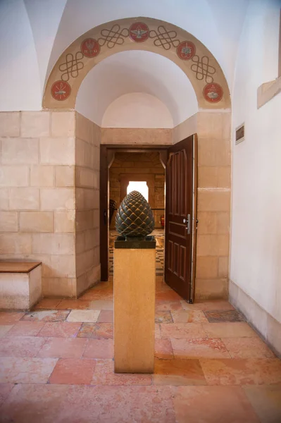 Interior Abadía Dormition Jerusalén Israel —  Fotos de Stock