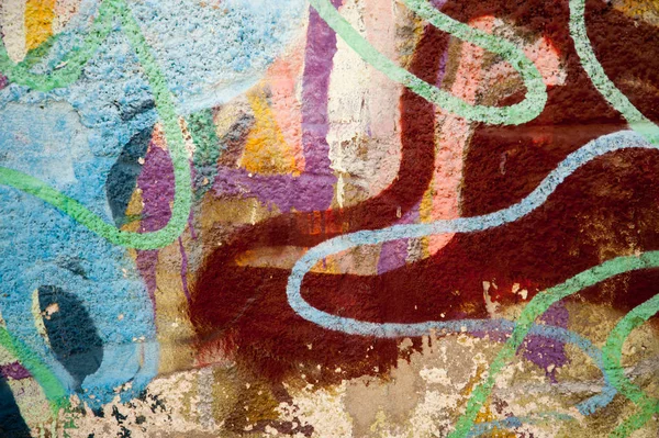 Grunge Abstract Paint Wall — Stock Photo, Image
