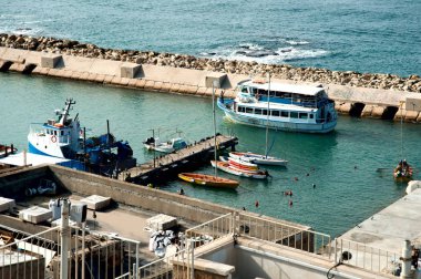 Yafa'nın antik şehir, eski liman. İsrail.