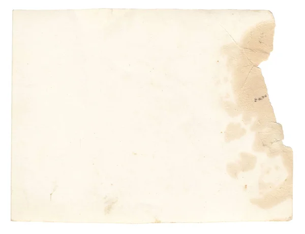 Textuur oud papier met sporen van schilfers en vlekken — Stockfoto