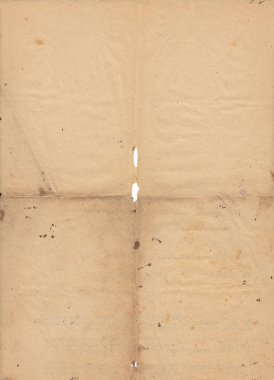 Doku eski kağıt scuffs ve lekeleri izleri ile