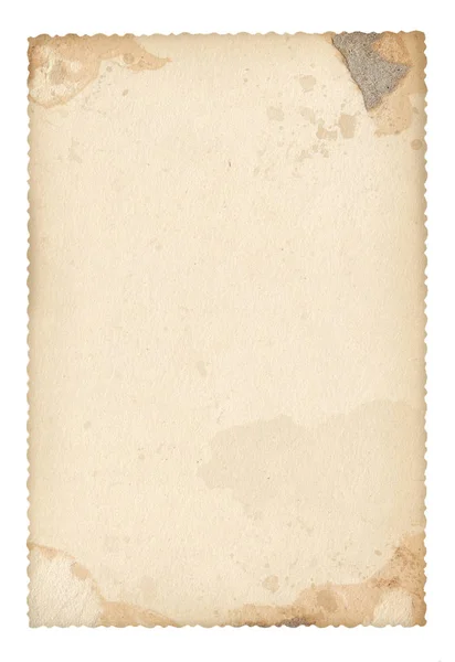 Textur gamla papper med spår av repor och fläckar — Stockfoto