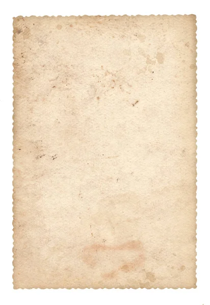 Textur alten Papiers mit Spuren von Kratzern und Flecken — Stockfoto