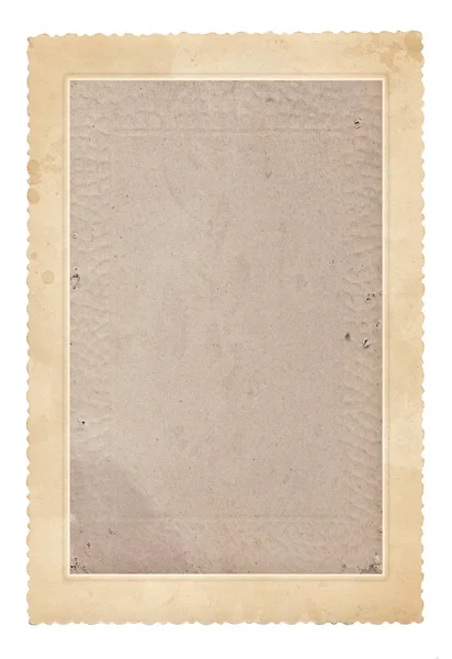 오래 된 사진 프레임입니다. 빈티지 종이입니다. 레트로 카드 — 스톡 사진