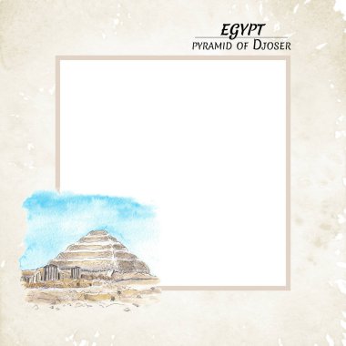 Mısır Djoser Piramidi ile alay edin