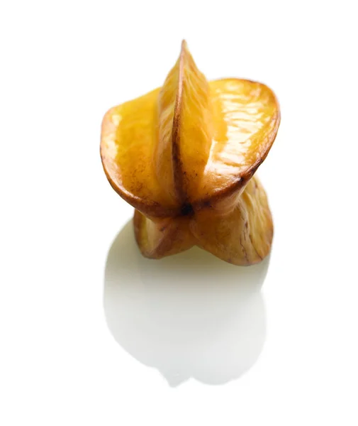 Moget Carambola Frukt Isolerad Vit Bakgrund — Stockfoto