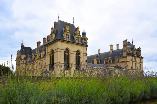 Chateau Ecouen Frankrike Augusti 2018 Slott Ecouen Val Oise Sedd — Stockfoto