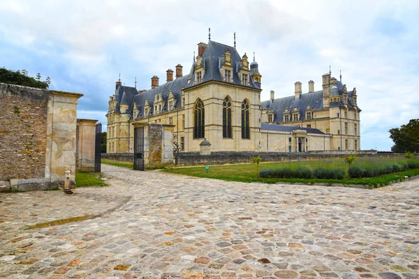 Chateau Ecouen França Agosto 2018 Castelo Ecouen Castelo Século Xvi — Fotografia de Stock