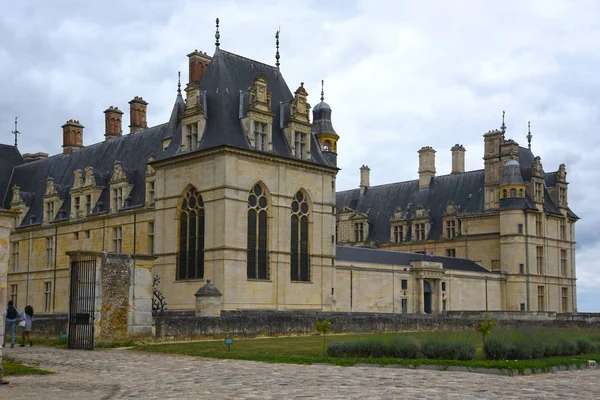 Chateau Ecouen França Agosto 2018 Observação Vista Castelo Ecouen Localizado — Fotografia de Stock