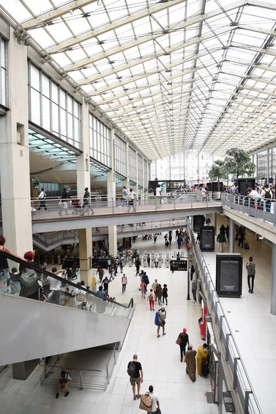 Paris France August 2018 Interior View Gare Nord Train Station — Stock Photo, Image