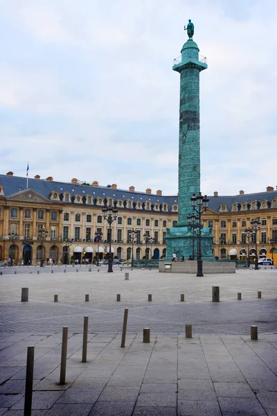 Paris França Agosto 2018 Arquitetura Paris Place Vendome Dos Famosos — Fotografia de Stock