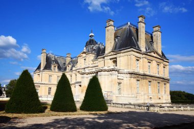 Ünlü tarihi kale, Maisons Laffitte, Paris, Fransa.