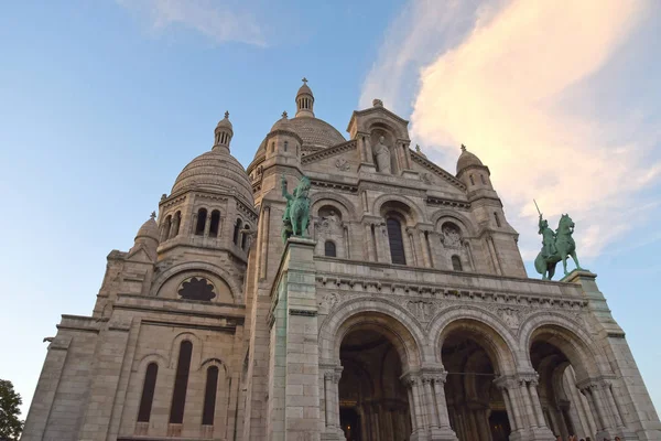 Catedral Sacre Coeur Montmartre Hill Paris França — Fotografia de Stock