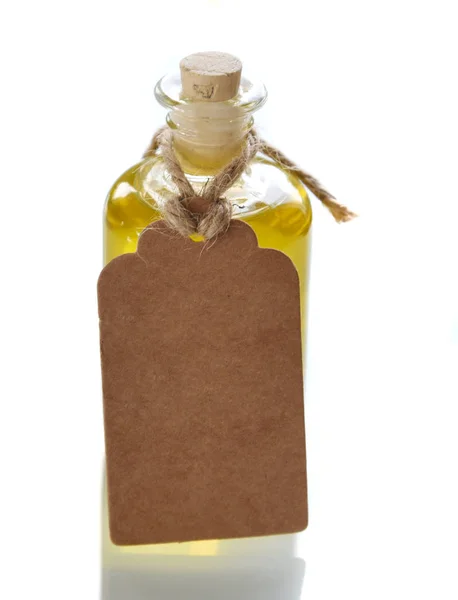 Uppsättning flaskor olja och kryddor — Stockfoto