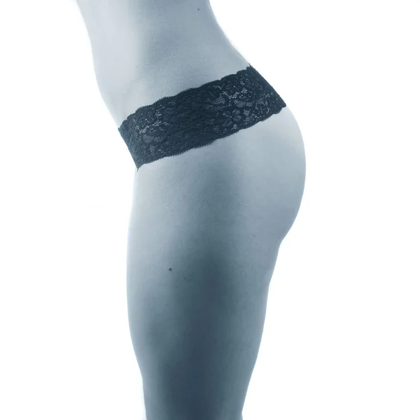 Vältränad Kropp Ung Kvinna Underkläder — Stockfoto