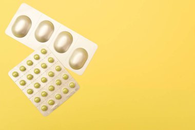 Yeşil kapsül paket