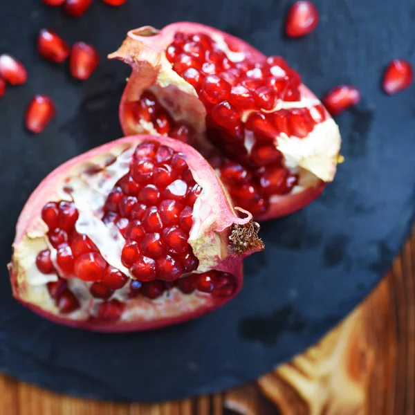 Red Seed Pomegranate Macro — Stock fotografie zdarma