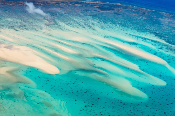 Prachtig Uitzicht Vamizi Archipilago Mozambique Van Bovenaf — Stockfoto