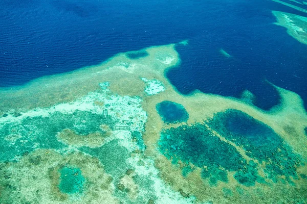 Прекрасним Видом Палау Острови Риф Зверху — стокове фото