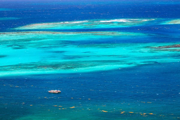 Vista Aérea Del Mar Caribe Turquesa San Vicente Las Granadinas —  Fotos de Stock