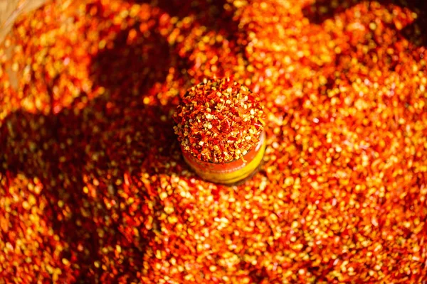Red Hot Chili Peppers Market Myanmar — Stock Photo, Image