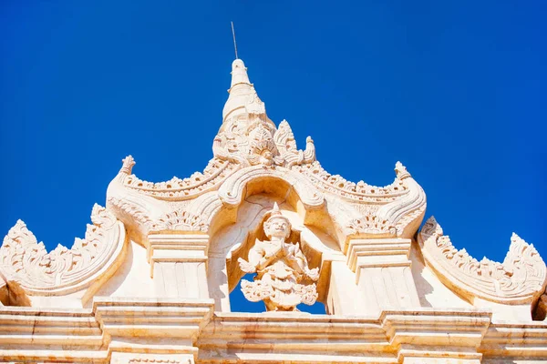 Zavřít Podrobnosti Ananda Temple Bagan Myanmar — Stock fotografie