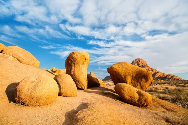 Damaraland Namibya Pitoresk Taş Kemerler Benzersiz Kaya Oluşumları Ile Spitzkoppe — Stok fotoğraf