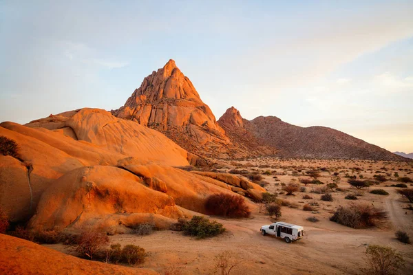 Damaraland Namibya Pitoresk Taş Kemerler Benzersiz Kaya Oluşumları Ile Spitzkoppe — Stok fotoğraf