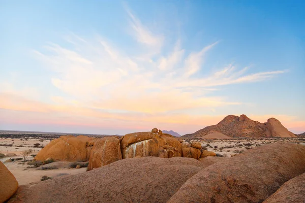 Damaraland Namibya Pitoresk Taş Kemerler Benzersiz Kaya Oluşumları Ile Spitzkoppe — Stok fotoğraf