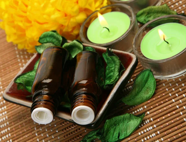 Objetos Para Aromaterapia Massagem — Fotografia de Stock