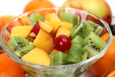 Olgun meyve parçalar halinde kesilmiş