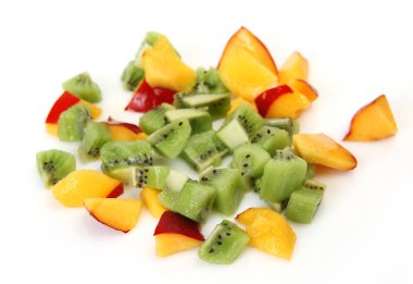 Olgun meyve parçalar halinde kesilmiş