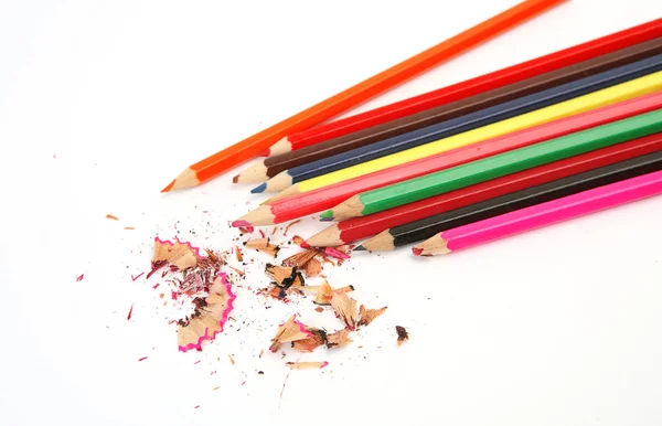 Çizim Için Renkli Kalemler — Stok fotoğraf