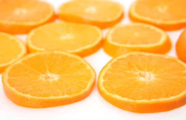 成熟的橙色切成杯 — 图库照片