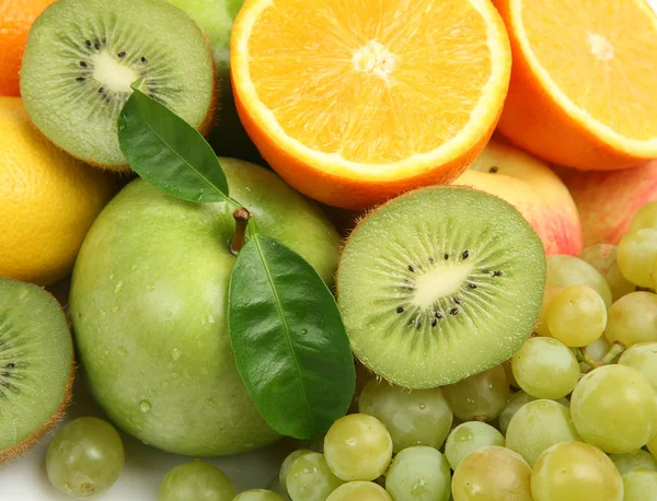 Owoce Cytrusowe Zielone Jabłka Kiwi Dietetyczne Wegetariańskie Jedzenie Zdjęcia Stockowe bez tantiem