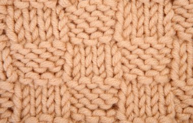 Yün şeyler yüzeyinde bir desen