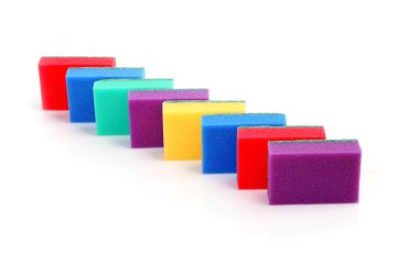 Köpük Kauçuk kesilmiş renkli dikdörtgen şekiller