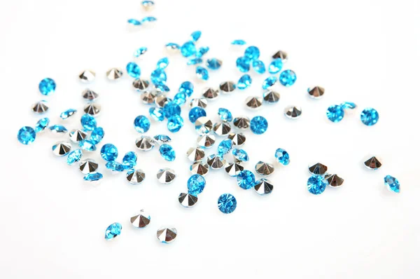 Strass Blu Decorazione — Foto Stock