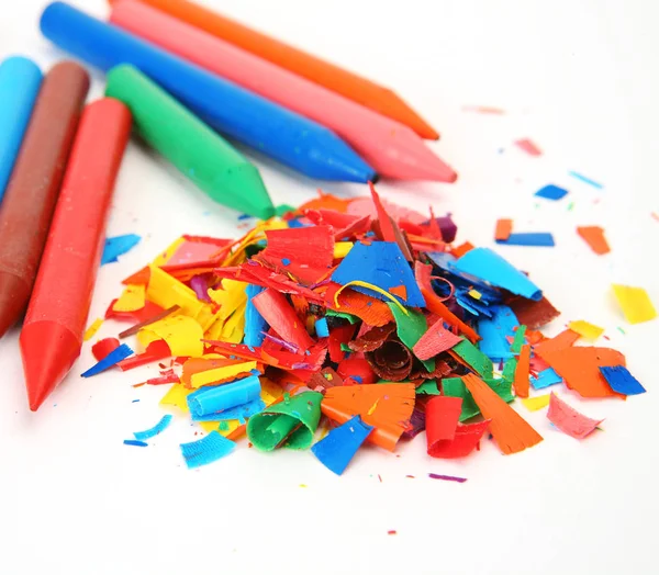 Colored wax pencils for drawing — Stock Photo, Image