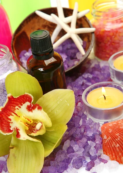 Aromaterapi ve vücut bakım ürünleri — Stok fotoğraf