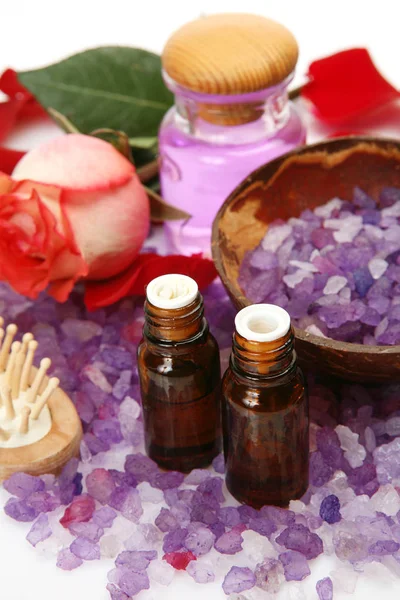 Aromaterapi ve vücut bakım ürünleri Stok Fotoğraf