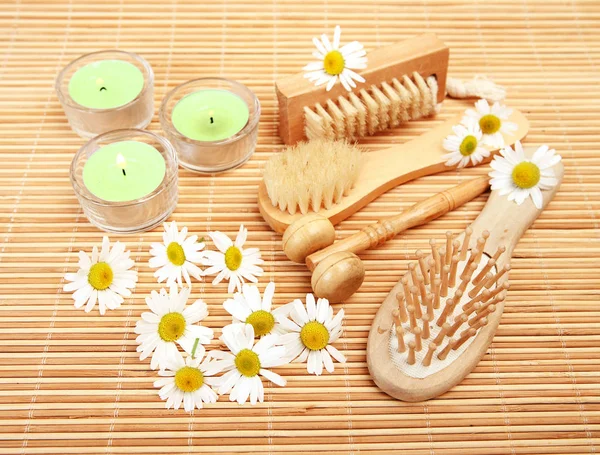 Items for body and hair care — Stock Photo, Image