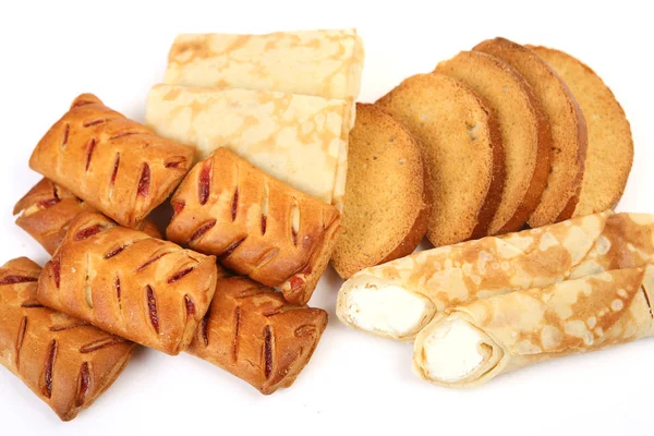 Zoete Pannenkoeken Koekjes Voor Dessert — Stockfoto