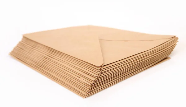 Birbirlerine Üst Katmanlı Kahverengi Kağıt — Stok fotoğraf
