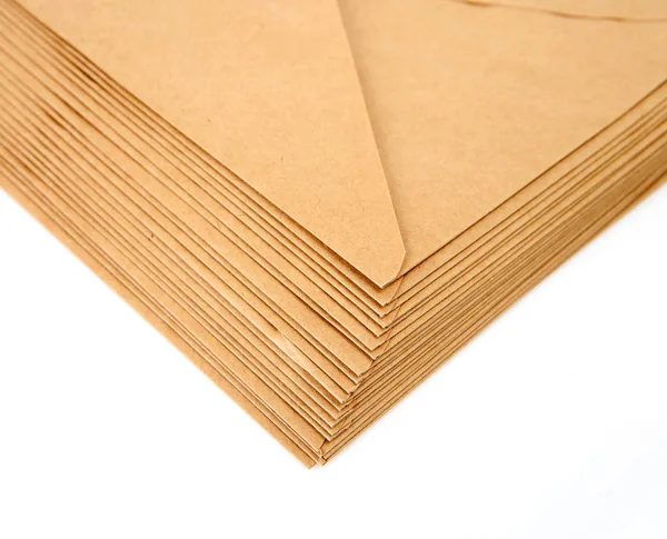 Brown Paper Layered Top Each Other — Stock Photo, Image