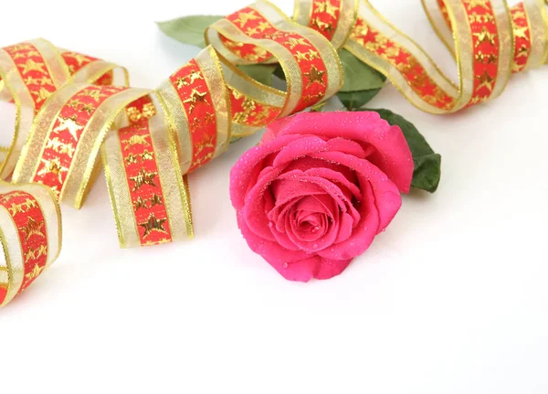 Розовая Лента Декоративная Лента — стоковое фото