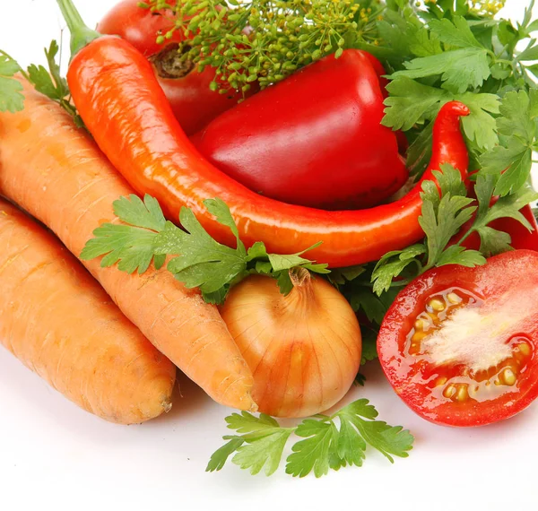 Legumes maduros para uma alimentação saudável — Fotografia de Stock