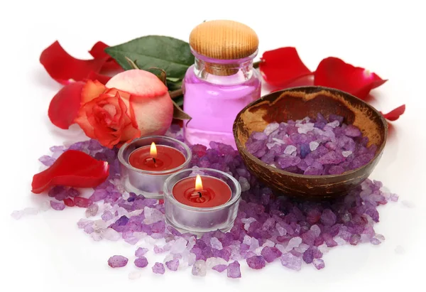 Oil and cream for aromatherapy and massage — Stock Photo, Image